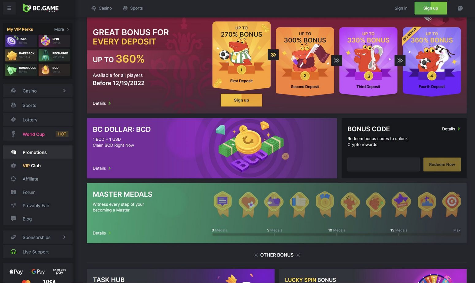 Относительно BC.Game
